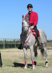 Mark Housley riding Amir