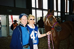 Tracy Webb & Dominique Freeman with Proud Legacy at the European Championship in Punchestown, Ireland